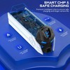 Beboncool PS5 Controller Charger Station for Playstation 5 PS5 Accessories White - 3 of 4