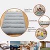 Japanese Floor Futon Mattress - Thick Tatami Sleeping Pad for Twin/Full/Queen, Portable Lounger Bed - 3 of 4