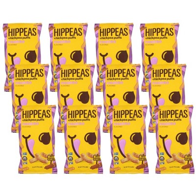 Hippeas Churro Chickpea Puffs - Case of 12/3.75 oz