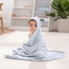 Baby Hooded Muslin Cotton Towel for Kids by Comfy Cubs - 4 of 4