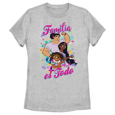 Women's Encanto Mirabel, Luisa And Isabela Familia Es Todo T-shirt : Target