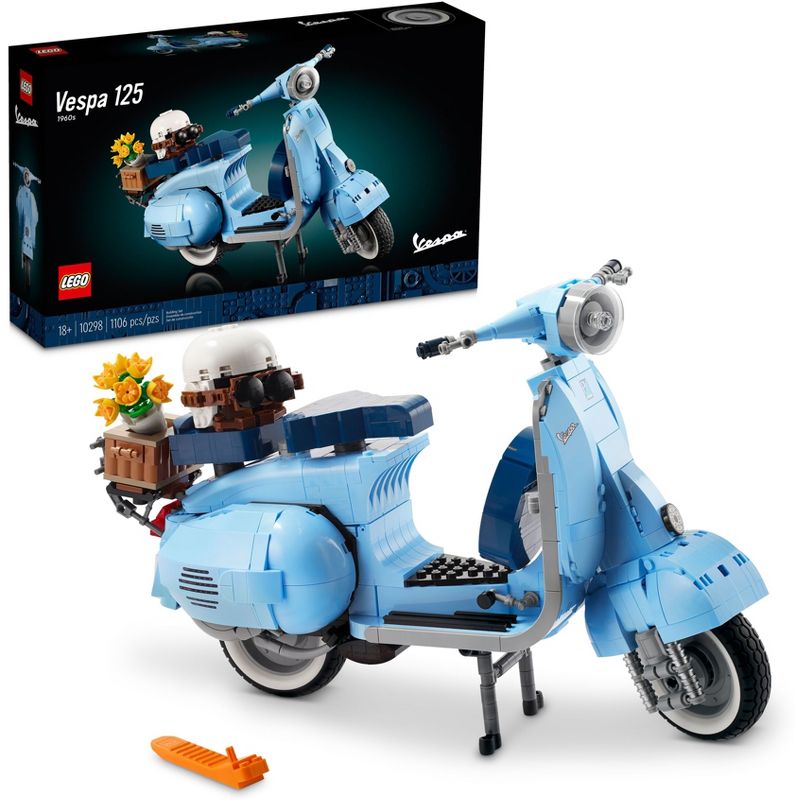 LEGO Icons Vespa 125 Scooter Model Set 10298, 1 of 11