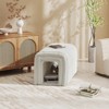 Aukfa 33.1'' Plush Storage Ottoman, Multifunctional Bench, Cat Condo, Footrest, And End-Of-Bed Seating For Living Room, Entryway, Bedroom - 2 of 4
