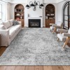 VEVOR Area Rug, 9 x 12 ft Large Washable Boho Rug, Non-Slip and Tear-Resistant Soft Carpet,Pet Friendly Bohemian Area Rugs,Indoor Mat for Bedroom,Gray - 2 of 4