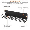 Racxily 4 Pcs Strong Magnetic Spice Rack, Organizer Storage Shelf for Fridge, Shelves for Refrigerator Microwave, Black - 2 of 4