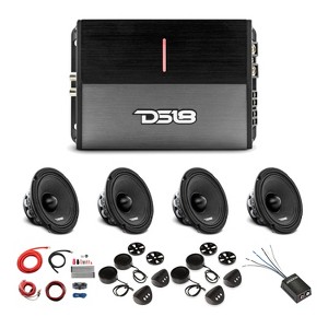 DS18 ION1600.4D + 6XL650NB-4 4-Speaker Pro Audio System : Target