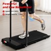 HFYee Silent Walking Pad 320 LB Capacity with LED Display and Armrests, Under Desk Treadmill Portable Design Treadmill for Home, 0.6 to 5 MPH - 3 of 4