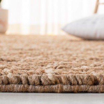 Hand-Knotted Natural Ivory Wool Bohemian Area Rug 2' x 3'