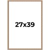 PosterPalooza | Deco Brown Picture Frame - UV Acrylic, Foam Board Backing, Hanging Hardware - 2 of 4