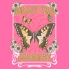 Girl's Lost Gods Enjoy the Journey Butterfly Crop Top T-Shirt - 2 of 3