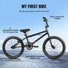 VEVOR BMX Bike, 20-Inch Wheel Freestyle Bike, BMX Race Bike with 360° Rotor and 4 Pegs, Beginner-Level BMX to Advanced Riders, BMX Bicycles - 3 of 4
