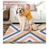 Washable Rug Large Modern Area Rug for Bedroom Indoor Soft Non Slip Low Pile Throw Carpet for Living Room Dining Room Office Father's Day Gifts - 4 of 4