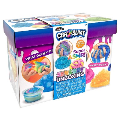 Cra-Z-Slimy Super Sensory Unboxing Slime Kit with Glitter