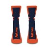 MLB Houston Astros Adult Crew Socks: Cushioned Heel & Toe, Knit Fabric - 2 of 3