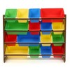 Discover Supersized Kids' Toy Storage Bin Organizer Dark Wood - Humble Crew: MDF Shelves, Anti-Tip, 17 Pieces - 2 of 4