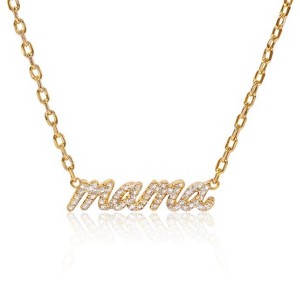 Benevolence LA 14K Gold Dipped Mama Necklace - 1 of 4