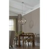 Progress Lighting Fontayne 6-Light Chandelier, Brushed Nickel, Candelabra Lights, Steel Material, Dry Rated. - 3 of 4