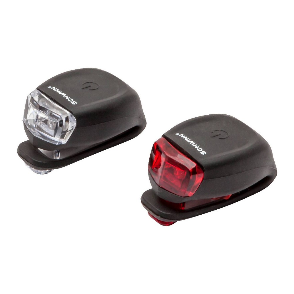 Schwinn Quick Wrap Bike Lights 2LED - Black