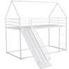 Twin Over Twin House Bunk Bed with Ladder and Slide - 4 of 4