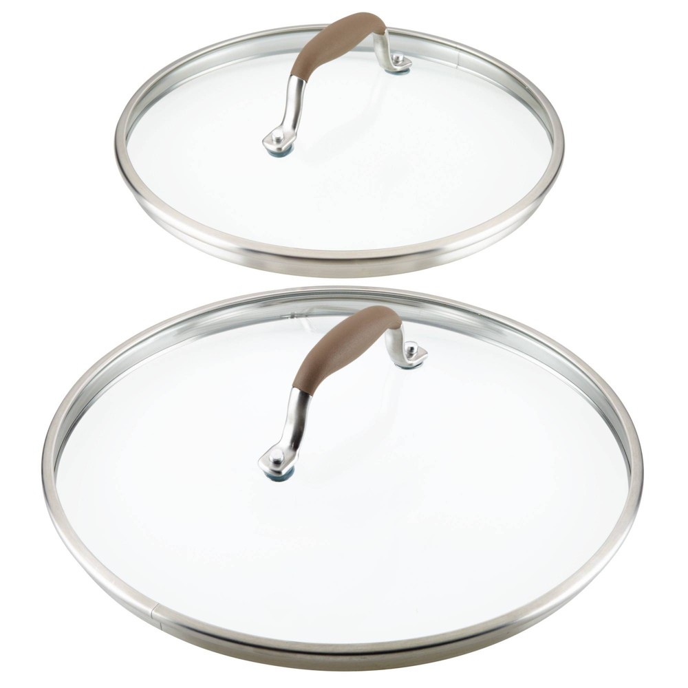 Photos - Pan Anolon Advanced Home 10" & 12" Twin Pack Lids Bronze 