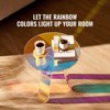 VEVOR Round Iridescent Side Table, Acrylic End Table, Clear Rainbow Acrylic Coffee Table for Drink, Food, Snack used in Living Room, Bedroom - 3 of 4