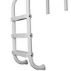Saftron Step Polymer Finish Inground Pool Ladder, White & Saftron ASC-W Pool Ladder and Railing Anchor Socket Winter Cover, White (2 Pack) - 3 of 4