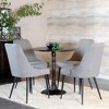 Sapphtopaz Dining Table Kitchen Table Round Dining Table Tulip-style Bar Table with Pedestal Base for Kitchen, Small Spaces - 2 of 4