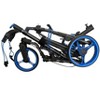 Qwik-Fold Golf Push Cart 3 Wheel w/ 360 Rotating Front Wheel, Lightweight Folding Golf Pull Cart w/ Brake, Free Umbrella Holder - 2 of 4