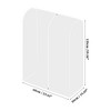 Unique Bargains Garment Bags PEVA Clothes Cover Bags with Zipper - 2 of 4