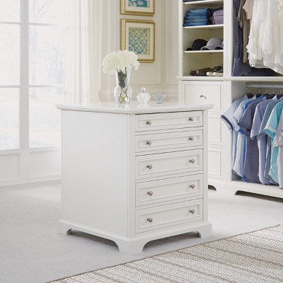 Naples Closet Island White - Home Styles