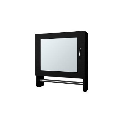 GlasFlength Decorative Wall Mirrors Bathroom Decor Cabinet Accent Mirror Vanity Medicine Cabinet Mirrors for Bathroom Wall, Black, 17.7"*5.7"*19.7"