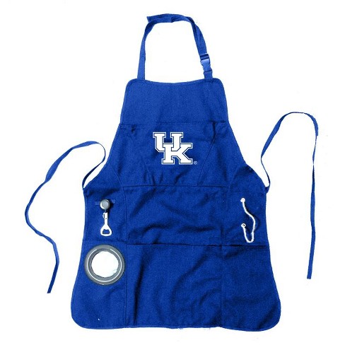 Evergreen Collegiate University Of Kentucky Ultimate Grilling Apron Durable Cotton With Beverage Opener And Multi Tool Target