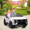 TROPOW 24V Kids Ride on Car Licensed Cadillac 2 Seater Ride on Truck Toy Battery Powered Electric Car for Toddlers, Music for Boys Girls - 2 of 4