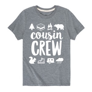 Boys' - Instant Message - Cousin Crew Camp Design Short Sleeve Graphic T-Shirt - 1 of 4