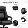 TiramisuBest 400lbs Brown Executive Office Chair, Wide Seat, High Back, Ergonomic, Adjustable Height - 3 of 4