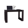 INFURNIC Desks Oviedo Writing Desk with Smooth Finish Sturdy Design and Easy Folding for Home Office, Black, 23.6"*47.2"*28.7" - 3 of 4