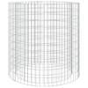 vidaXL Gabion Fire Pit 39.4 in. Galvanized Iron - 2 of 4