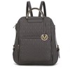 MKF Collection Torra Milan “M” Signature Trendy Spacious Backpack by Mia K - 2 of 4