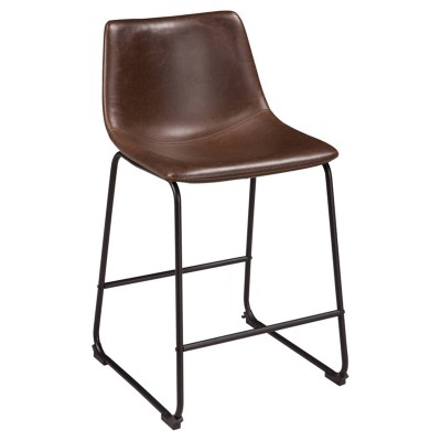 Photo 1 of *For Parts Only* Centiar Upholstered Counter Height Barstool Brown/Black - Signature Design by Ashley