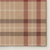 16ct Fall Plaid Paper Guest Towels Burgundy/Brown - Hearth & Hand™ with Magnolia - 3 of 3