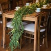 MOEPISY 6ft Christmas Garland with Lights, Real Touch Cedar Pine Garland - 2 of 4