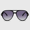 Anna-Kaci Women's Retro Aviator Sunglasses with Gradient Lenses - 2 of 3