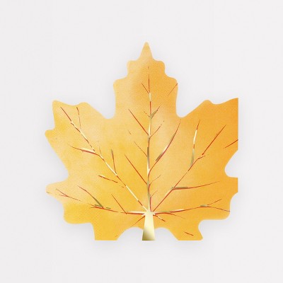 Meri Meri Maple Leaf Shaped Napkins (Pack of 16)