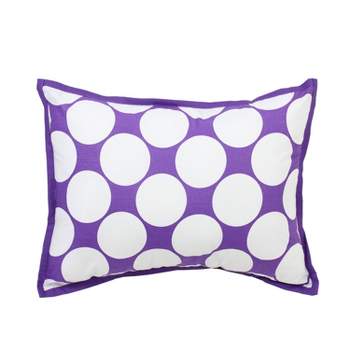 Bacati - MixNMatch Purple Throw Pillow