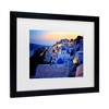 Trademark Fine Art - Martin Froyda Santorini Island, Greece Matted Framed Art - image 3 of 4