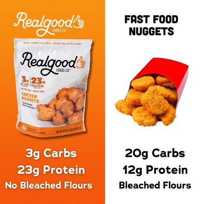 Real Good Foods Low Carb Chicken Nuggets - Frozen - 20oz