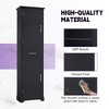 Mshliw Tall Freestanding Bathroom Storage Cabinet with 2 Doors, Adjustable Shelves,Drawer & Door Racks,MDF Cabinet with Painted Finish - 4 of 4