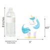 Big Dot of Happiness Unicorn Party Paper Cutouts, Double-Sided White Unicorn-Shaped Decorations, DIY Rainbow Unicorn Party Essentials - Set of 20 - 4 of 4