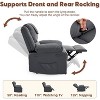 Adult Manual Recliner - Features 135° adjustment, heating & massage, side storage & remote. Ideal for living room & bedroom. - 4 of 4