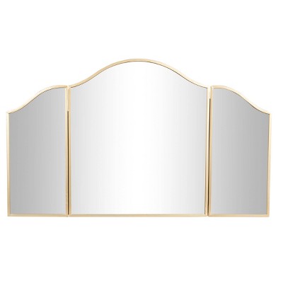Traditional Metal Decorative Wall Mirror Gold - Olivia & May
